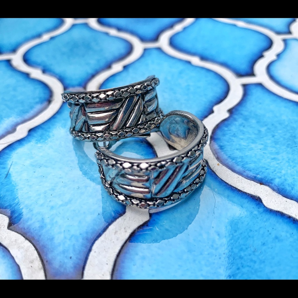 Vintage Chunky Hoop Earrings